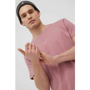 Bavlnené tričko Tom Tailor ružová farba, s potlačou vyobraziť