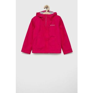 Detská bunda Columbia ružová farba, vyobraziť