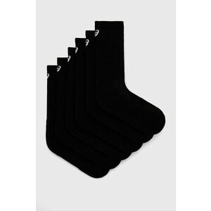 Ponožky Asics (6-pak) čierna farba vyobraziť