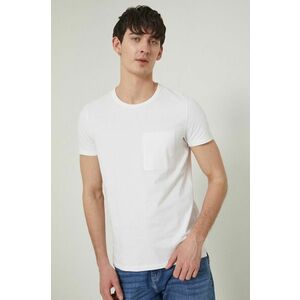 Bavlnené tričko Medicine biela farba, jednofarebné vyobraziť
