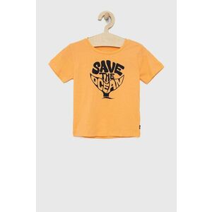 Detské tričko Tom Tailor oranžová farba, s potlačou vyobraziť
