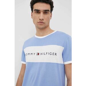 Bavlnené tričko Tommy Hilfiger vzorované vyobraziť