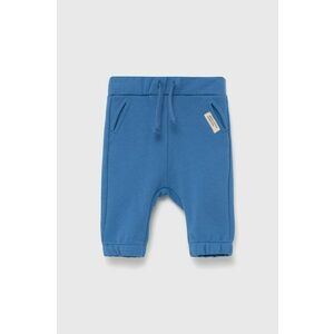 Detské bavlnené nohavice United Colors of Benetton jednofarebné vyobraziť
