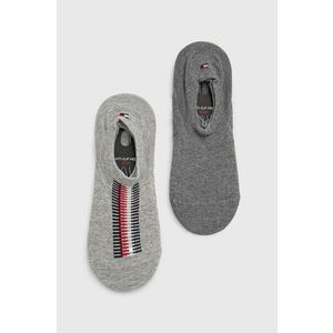 Ponožky Tommy Hilfiger (2-pak) pánske, šedá farba vyobraziť