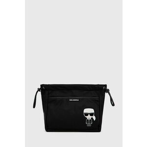 Kozmetická taška Karl Lagerfeld čierna farba vyobraziť