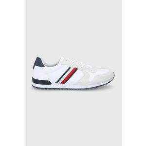 Topánky Tommy Hilfiger biela farba vyobraziť