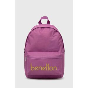 Detský ruksak United Colors of Benetton ružová farba, veľký, s potlačou vyobraziť