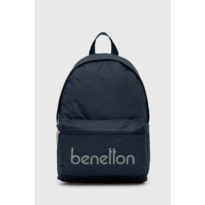Detský ruksak United Colors of Benetton tmavomodrá farba, veľký, s potlačou vyobraziť