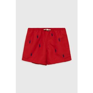 Detské plavkové šortky Polo Ralph Lauren červená farba vyobraziť