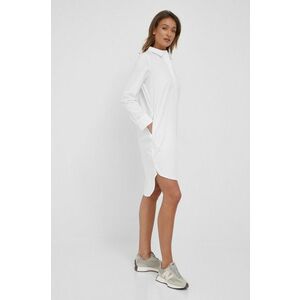 Bavlnené šaty Joop! biela farba, mini, oversize vyobraziť