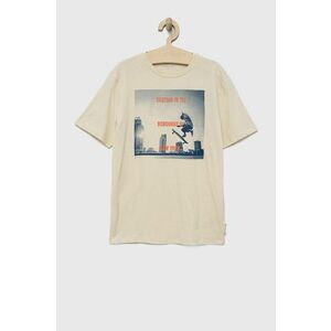 Detské tričko Tom Tailor béžová farba, s potlačou vyobraziť