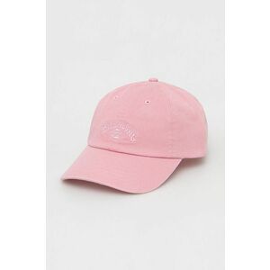 Bavlnená čiapka Billabong ružová farba, s nášivkou vyobraziť