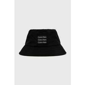 Klobúk Calvin Klein čierna farba, vyobraziť