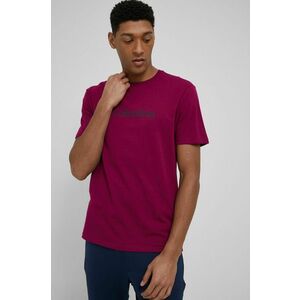 Bavlnené tričko Columbia fialová farba, s potlačou vyobraziť
