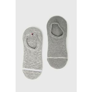 Ponožky Tommy Hilfiger (2-pak) dámske, šedá farba vyobraziť