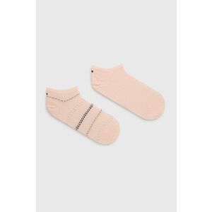 Ponožky Tommy Hilfiger (2-pak) dámske, ružová farba vyobraziť