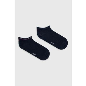 Ponožky Tommy Hilfiger (2-pak) dámske, tmavomodrá farba vyobraziť
