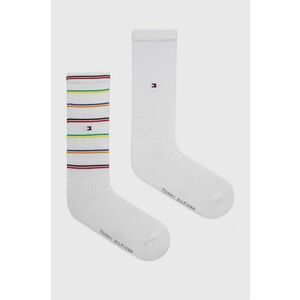 Ponožky Tommy Hilfiger (2-pak) pánske, biela farba vyobraziť