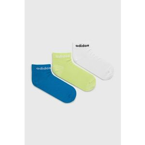 Ponožky adidas (3-pak) biela farba vyobraziť