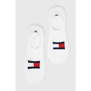 Ponožky Tommy Hilfiger (2-pak) biela farba vyobraziť