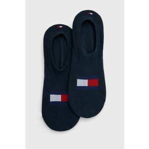 Ponožky Tommy Hilfiger (2-pak) tmavomodrá farba vyobraziť