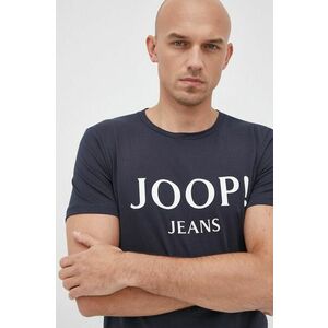 Bavlnené tričko Joop! tmavomodrá farba, s potlačou vyobraziť