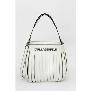 Kabelka Karl Lagerfeld biela farba vyobraziť