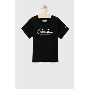 Detské bavlnené tričko Columbia tmavomodrá farba, s potlačou vyobraziť