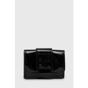 Peňaženka Armani Exchange dámsky, čierna farba vyobraziť