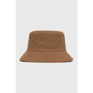 Bavlnený klobúk Trussardi hnedá farba, bavlnený vyobraziť