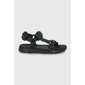 Kožené sandále Camper Oruga Sandal pánske, čierna farba vyobraziť