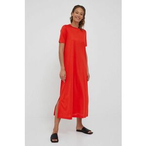 Šaty Drykorn červená farba, maxi, áčkový strih vyobraziť