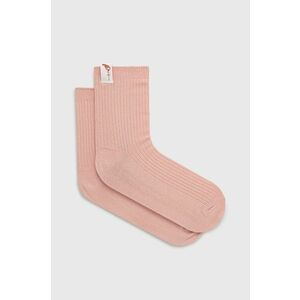 Ponožky Outhorn dámske, ružová farba vyobraziť