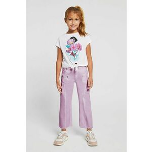 Detské nohavice Mayoral fialová farba, jednofarebné, vyobraziť