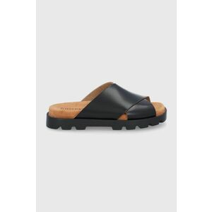 Kožené sandále Camper Brutus Sandal dámske, čierna farba, vyobraziť