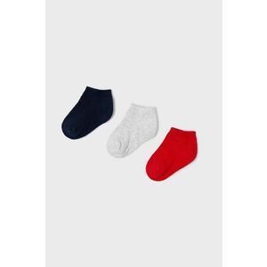 Detské ponožky Mayoral (3-pak) červená farba vyobraziť