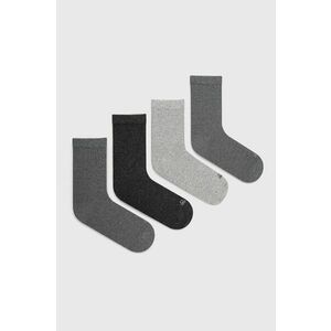 Ponožky United Colors of Benetton (4-pak) dámske, šedá farba vyobraziť