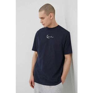 Bavlnené tričko Karl Kani tmavomodrá farba, s nášivkou vyobraziť