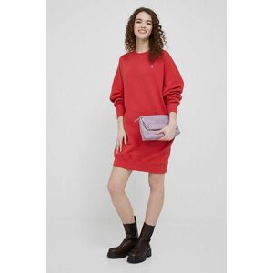 Šaty Polo Ralph Lauren červená farba, mini, oversize vyobraziť
