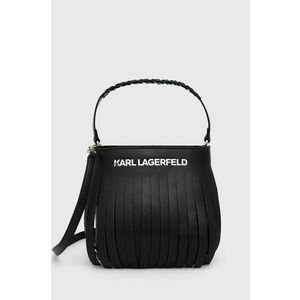 Kabelka Karl Lagerfeld čierna farba vyobraziť