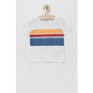 Detské bavlnené tričko Tom Tailor biela farba, s potlačou vyobraziť