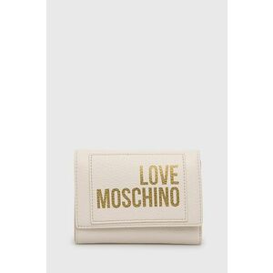 Peňaženka Love Moschino dámsky, béžová farba vyobraziť