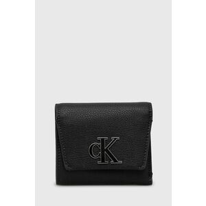 Peňaženka Calvin Klein Jeans dámsky, čierna farba vyobraziť