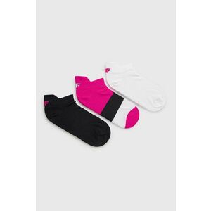 Ponožky 4F (2-pak) dámske, ružová farba vyobraziť
