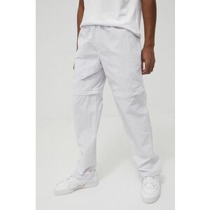 Nohavice adidas Originals HF4790 pánske, biela farba, jednofarebné vyobraziť