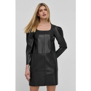 Šaty MAX&Co. čierna farba, mini, rovný strih vyobraziť