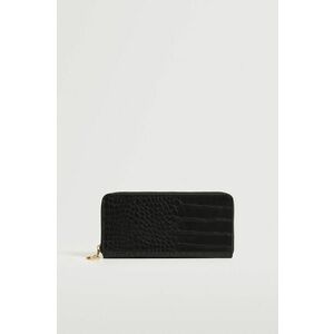 Peňaženka Mango dámska, čierna farba vyobraziť
