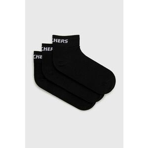 Ponožky Skechers (3-pak) čierna farba vyobraziť