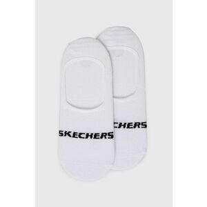 Ponožky Skechers (2-pak) biela farba vyobraziť