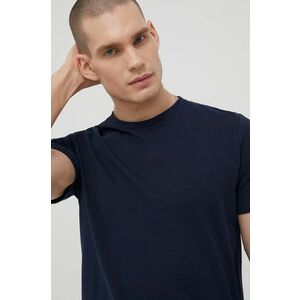 Bavlnené tričko Produkt by Jack & Jones tmavomodrá farba, jednofarebné vyobraziť